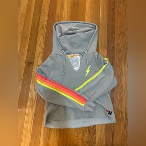 AVIATOR NATION GRAY SWEATSHIRT